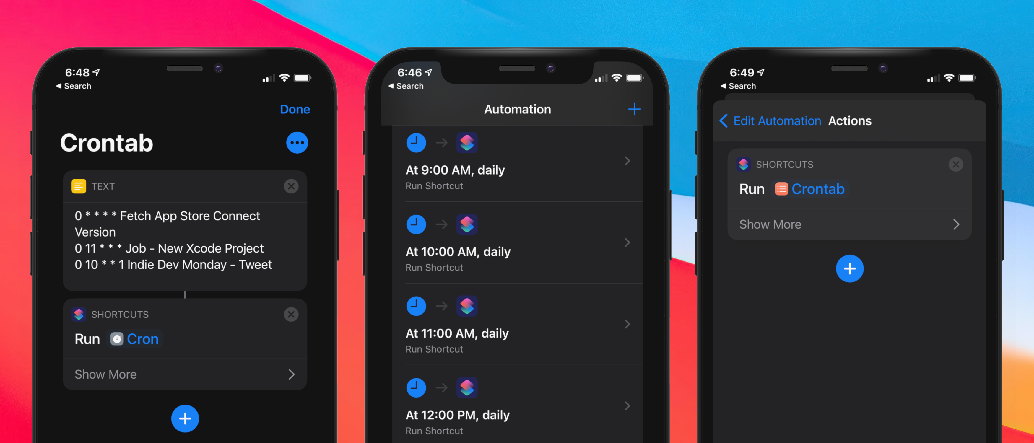 Automating iOS Shortcuts - The Cron Job Way